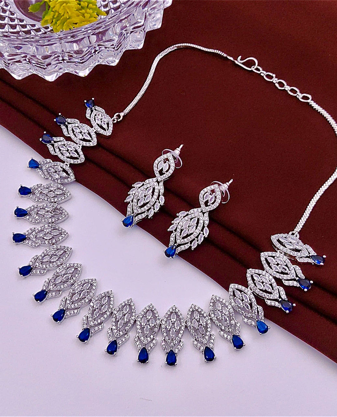 American diamond necklace set