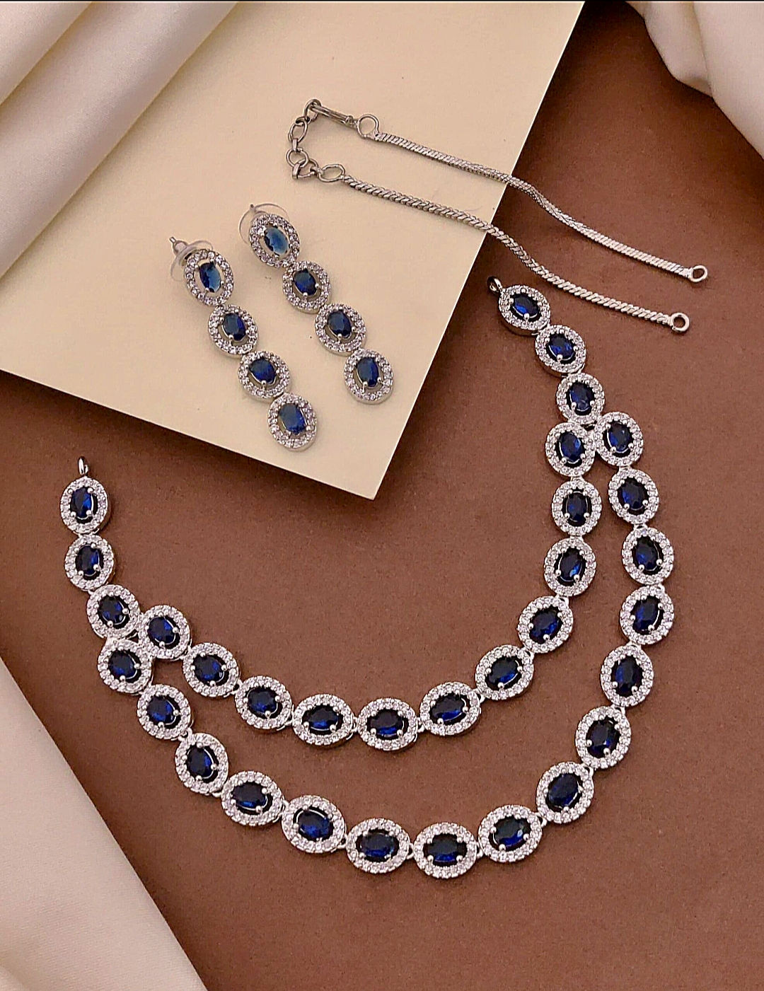 American diamond necklace set 