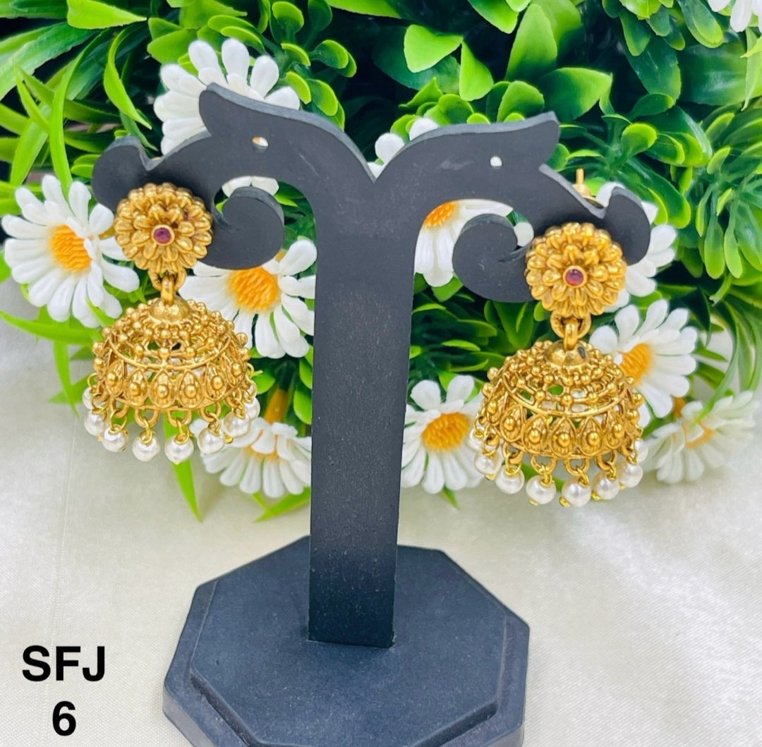 Gold plated earrings