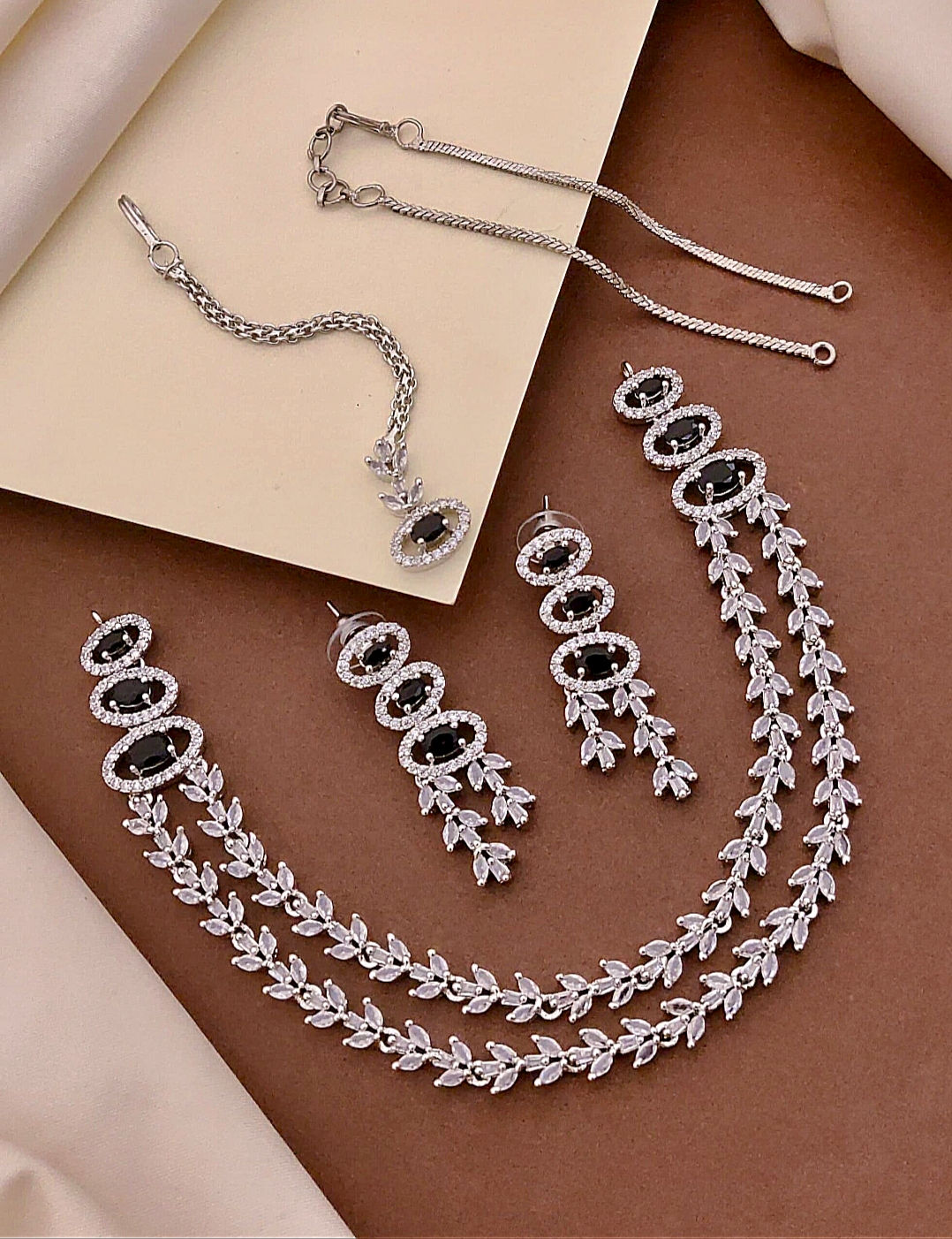 American diamond necklace set