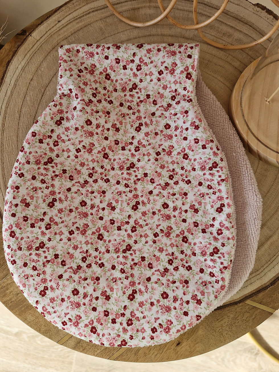 Lange d'épaule Fleuri Rose