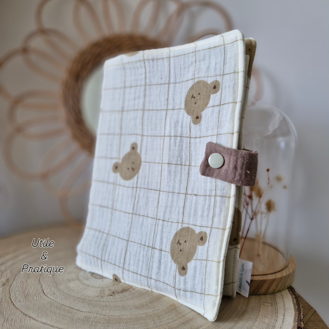 Protège Carnet de Santé Oursons