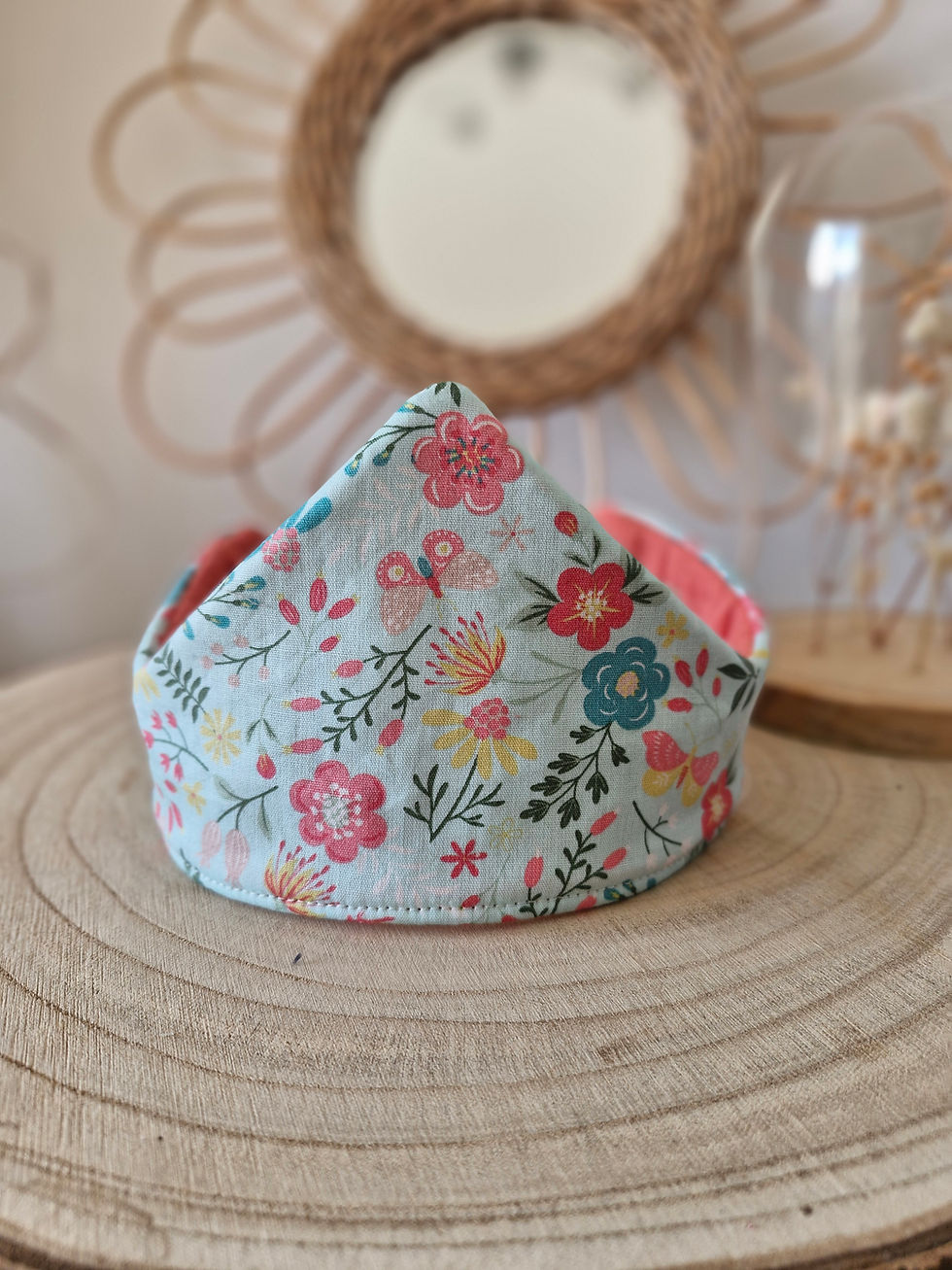 Couronne de déguisement Fleurs recto