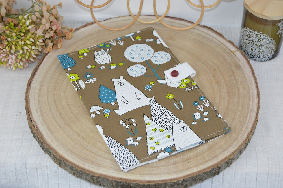 protège carnet de santé Ours