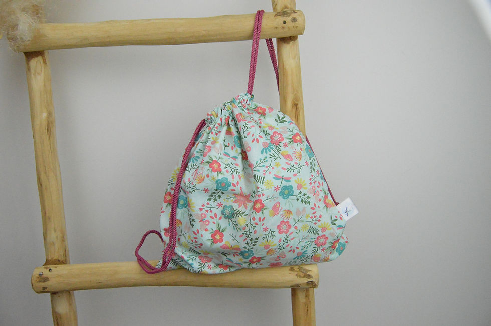 Miniature : Sac pochon Doudoutout doudou bavoir couches