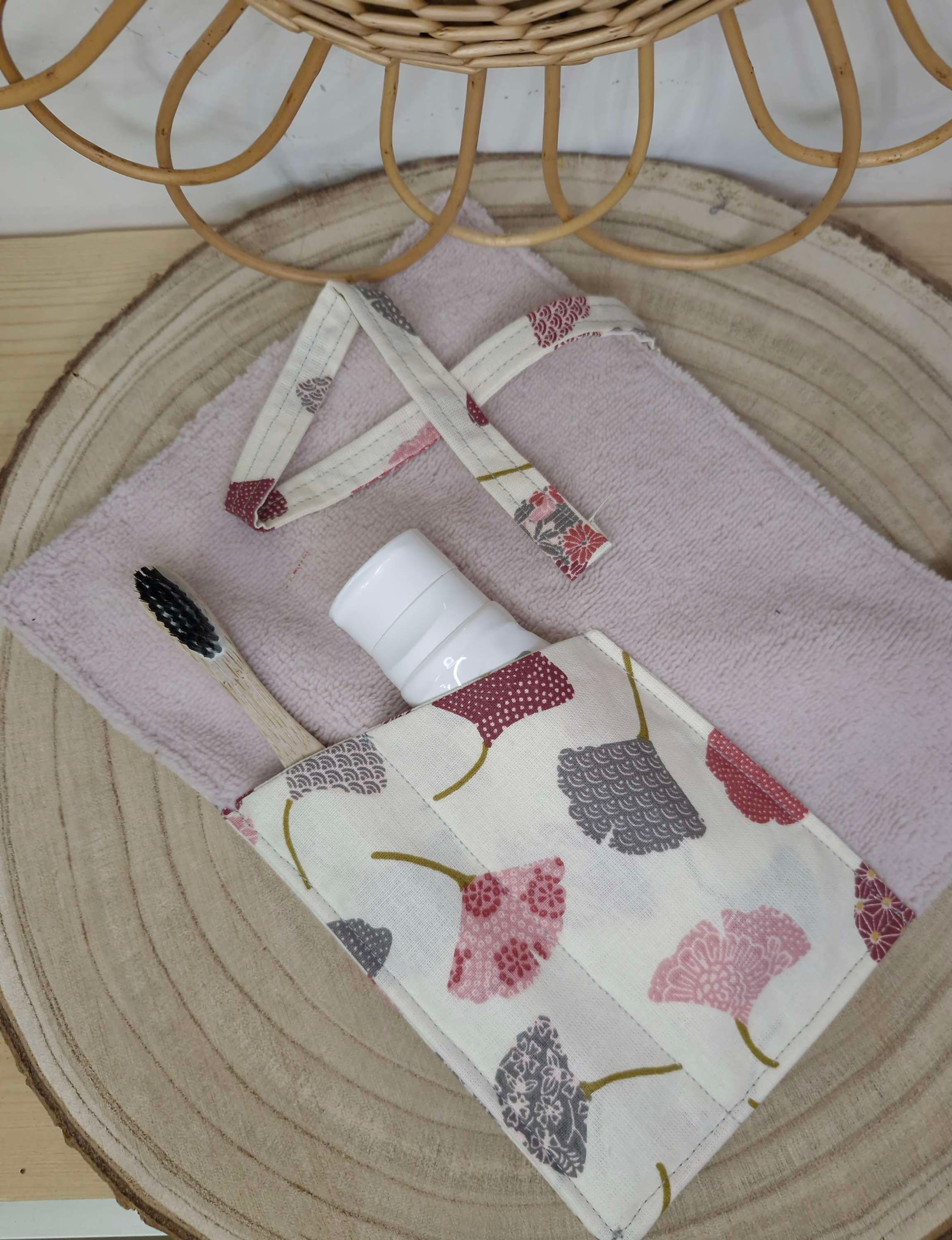 Étui Brosse à dents Ginko rose