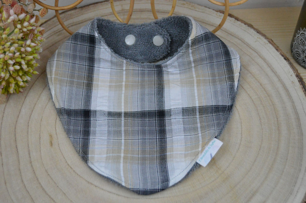 bavoir bandana Écossais