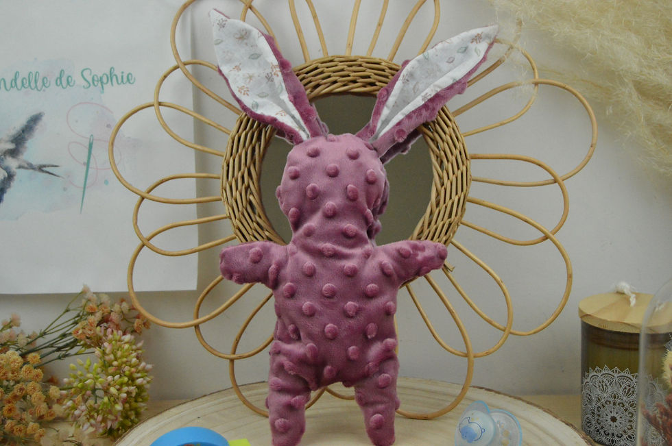 Doudou minky Lucette