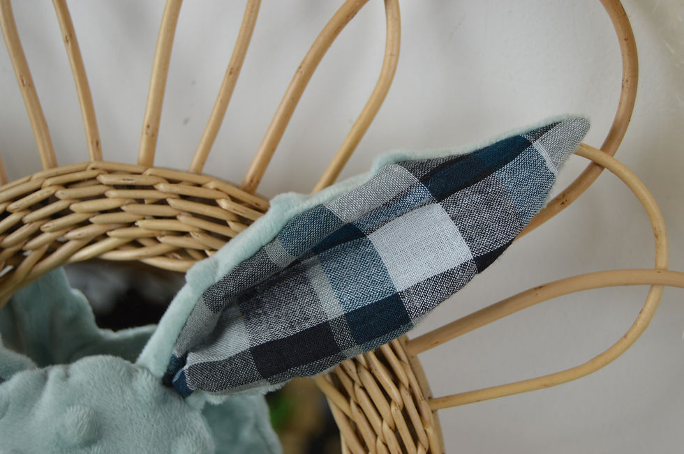 Miniature : Doudou lapin minky ARTHUR doux