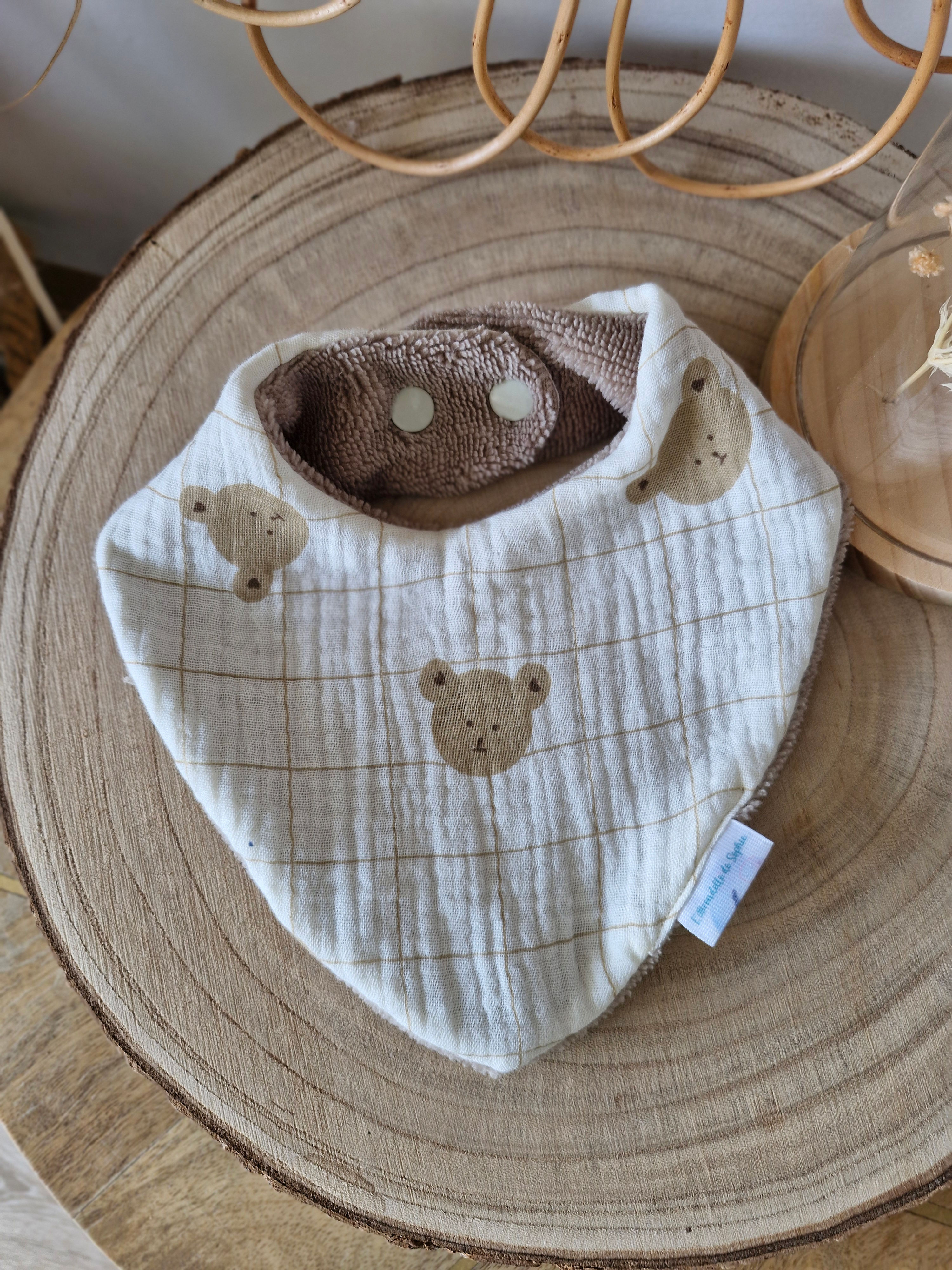 Bavoir Bandana Oursons