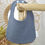 Miniature : Bavoir double gaze bleu 