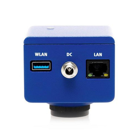 Educam 105 back plate showing LAN and USB interface