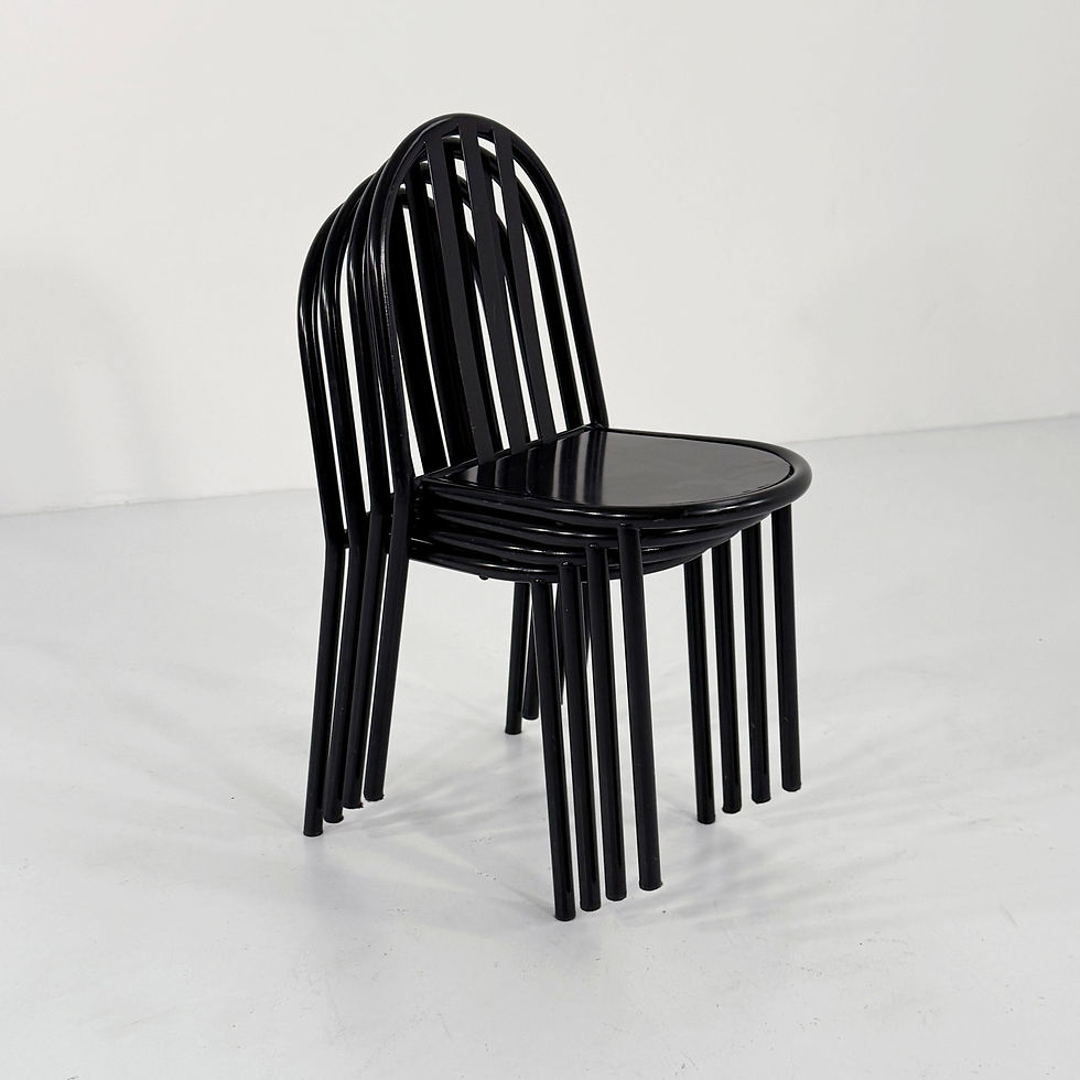 Thumbnail: Set of 4 No.222 Chairs by Robert Mallet-Stevens for Pallucco, 1980s - SOLD