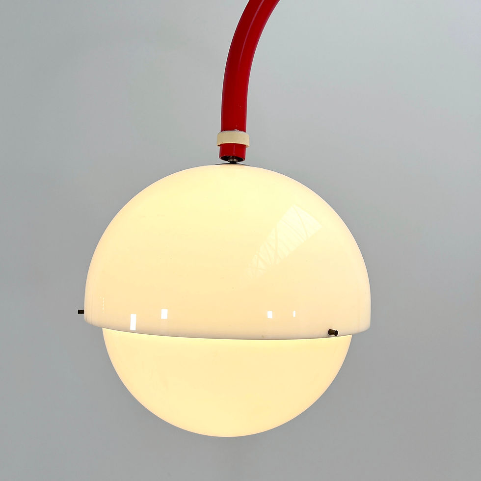 Thumbnail: Red Model 4055 Floor Lamp by Luigi Bandini Buti for Kartell, 1960s - SOLD