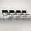 Thumbnail: Set of 4 B33 Chairs in Leather by Marcel Breuer for Thonet, 1930s - SOLD