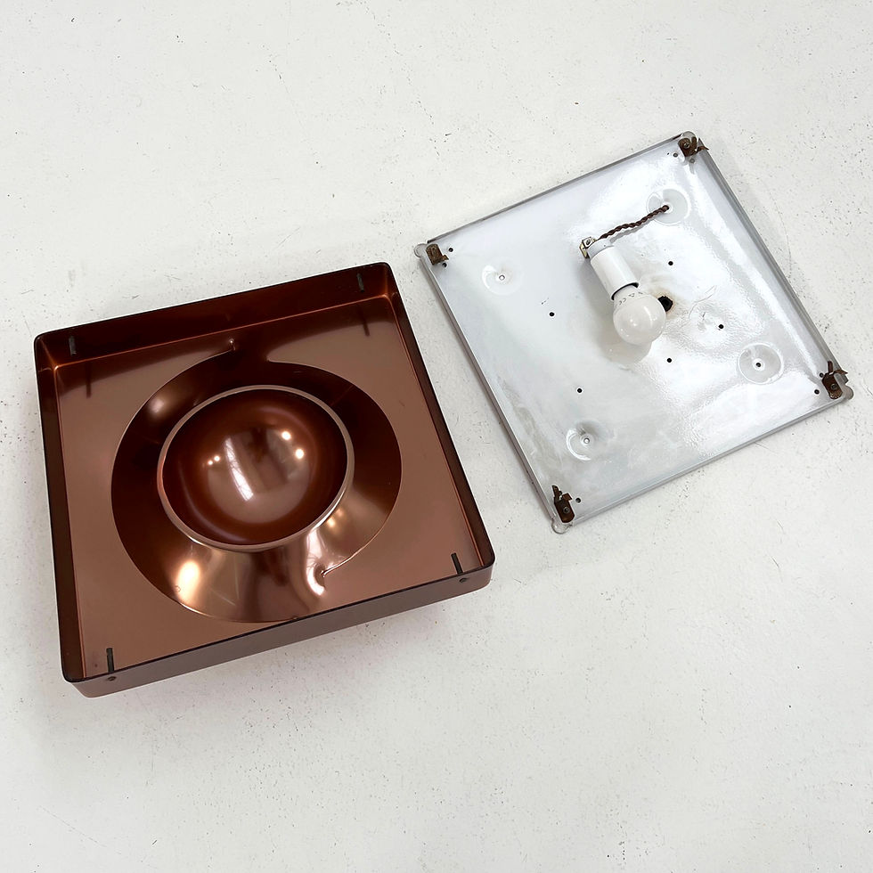 Thumbnail: Bronze Space Age Wall Lamp, 1970s