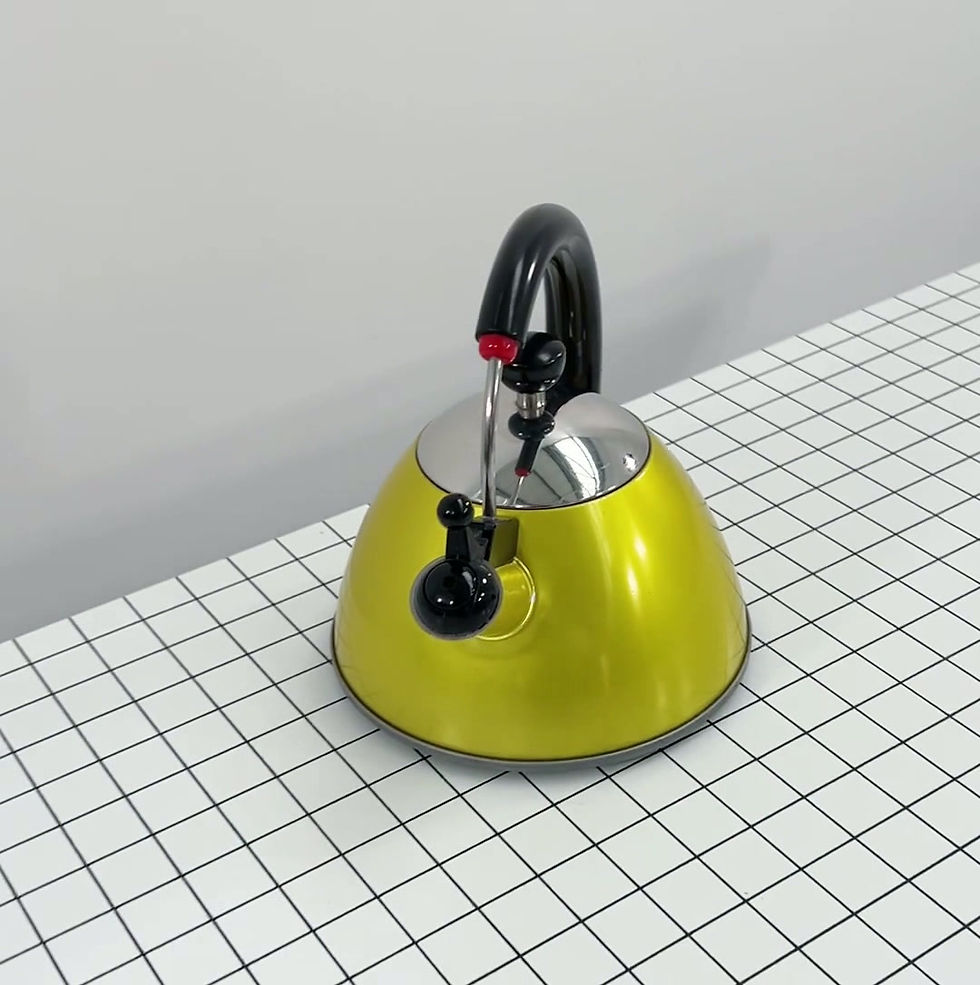 Thumbnail: Yellow Tea Kettle from Mikado Japan, 1980s