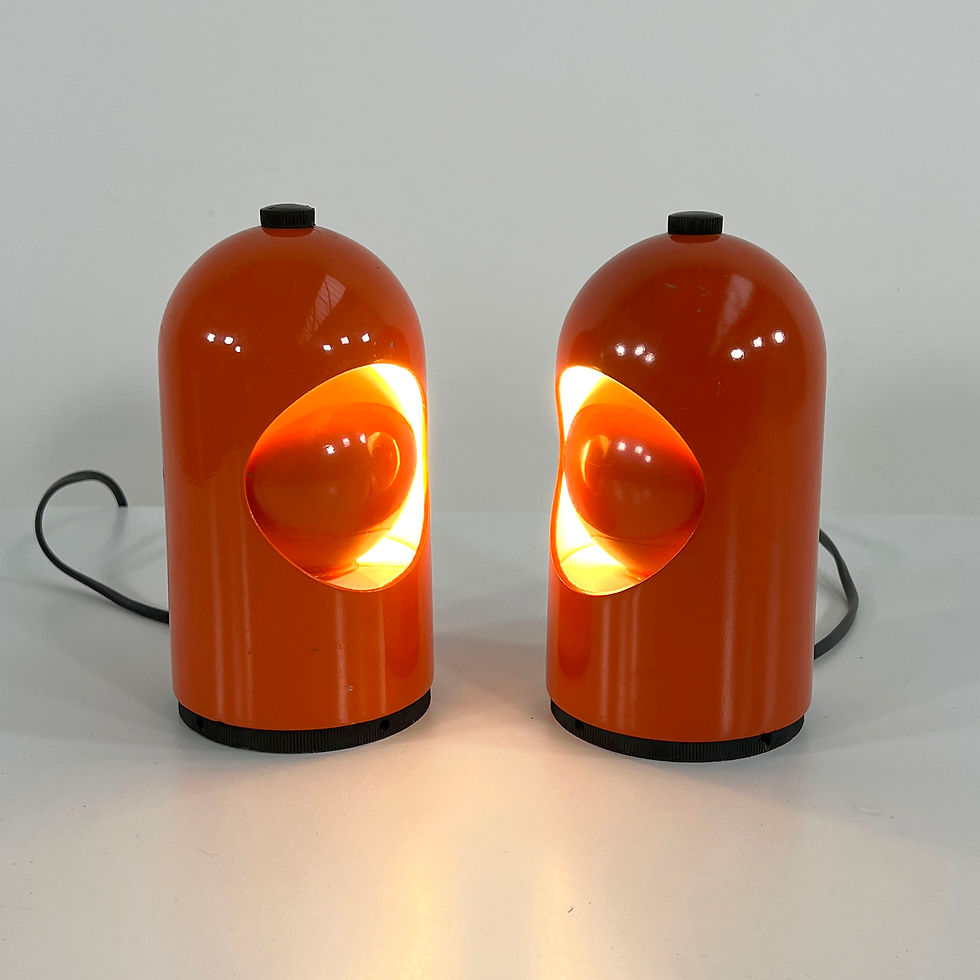 Thumbnail: Pair of Coral Selene Table Lamp from ABM, 1960s - SOLD