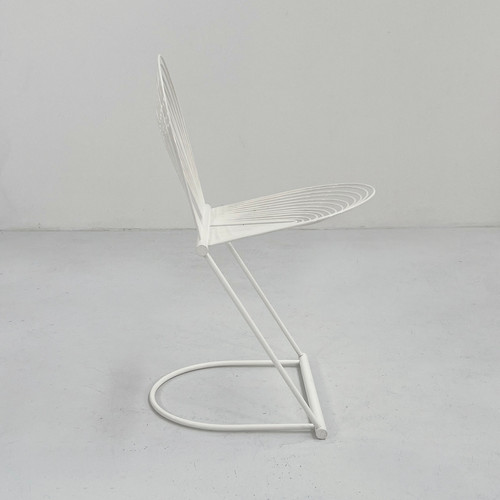 White Swing Chair by Jutta & Herbert Ohl for Rosenthal Lübke