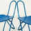 Thumbnail: Blue Dafne Chair by Gastone Rinaldi for Thema, 1970s - SOLD