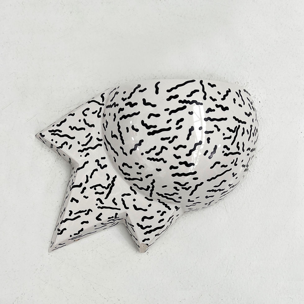 Thumbnail: Postmodern Wall Lamp by Heide Warlamis, 1980s