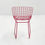 Thumbnail: Pink Wire Chair for Kids by Harry Bertoia for Knoll, 1990s - SOLD
