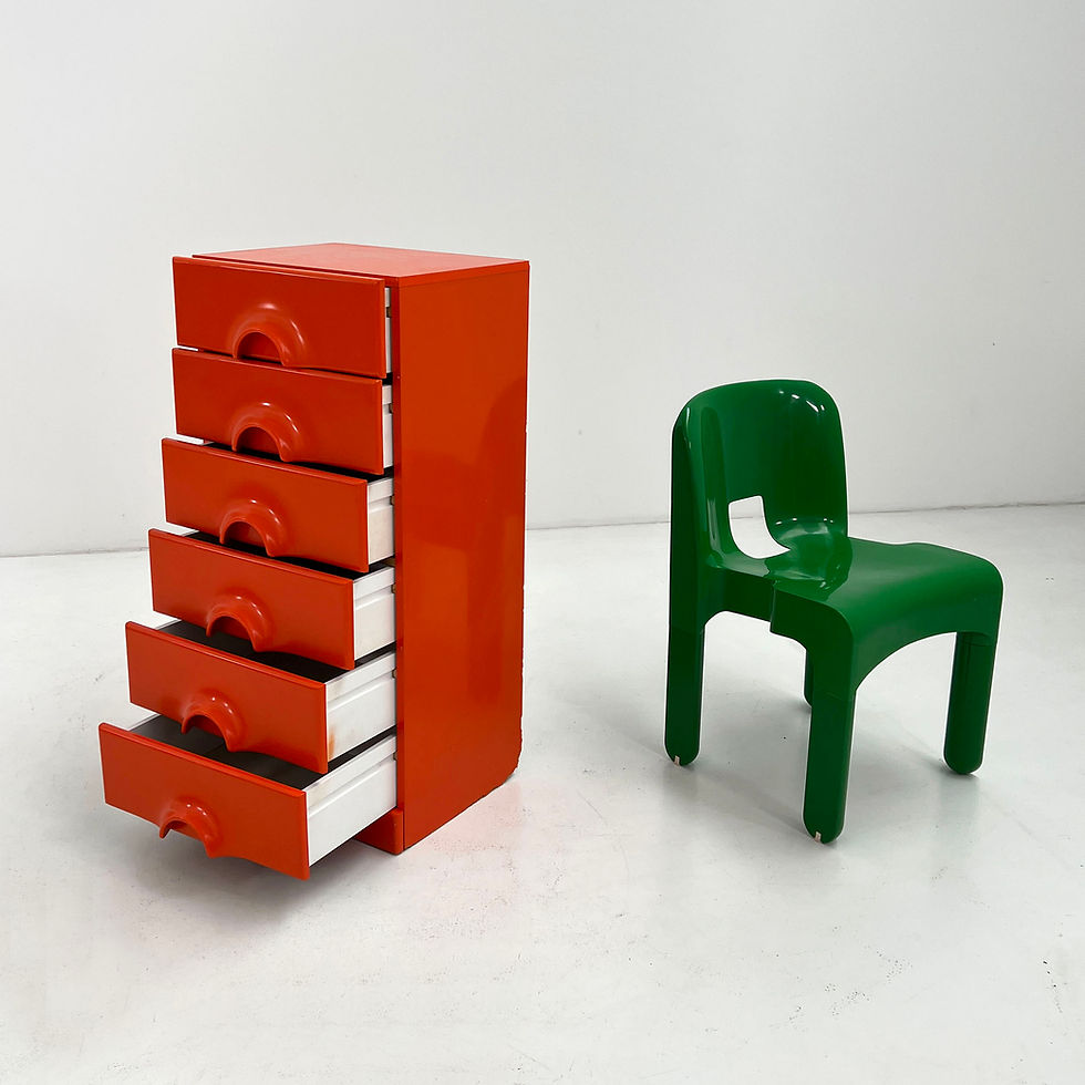 Thumbnail: Orange Quadro Chest of Drawers by Jurgen Lange for Schönbuch, 1970s - SOLD