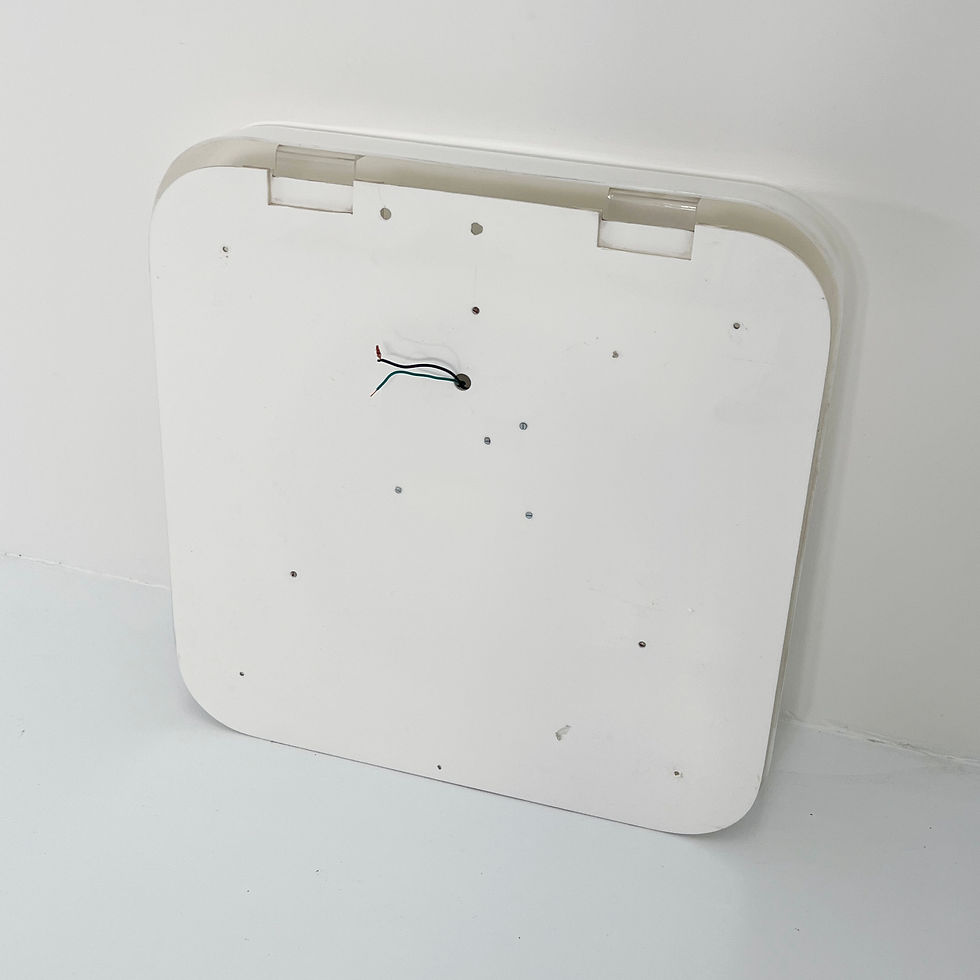 Thumbnail: White Space Age Vanity Mirror, 1970s - SOLD