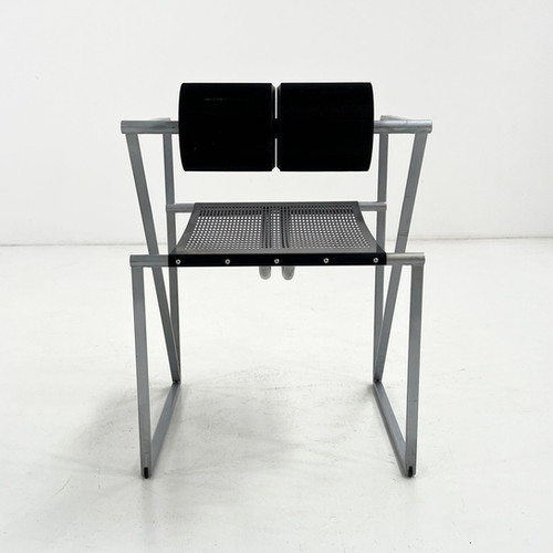 Black & Grey Seconda Chair by Mario Botta for Alias, 1980s