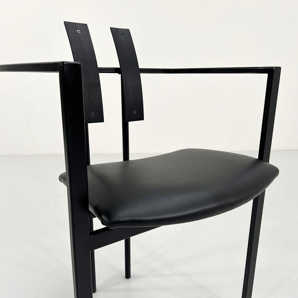 Thumbnail: Postmodern Trix Chair Leather Seating by Karl Friedrich Förster, 1980s - SOLD