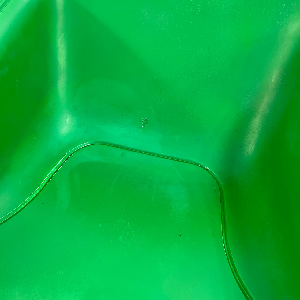 Thumbnail: Pair of Green Model 4794 Lounge Chairs by Gae Aulenti for Kartell, 1970s - SOLD