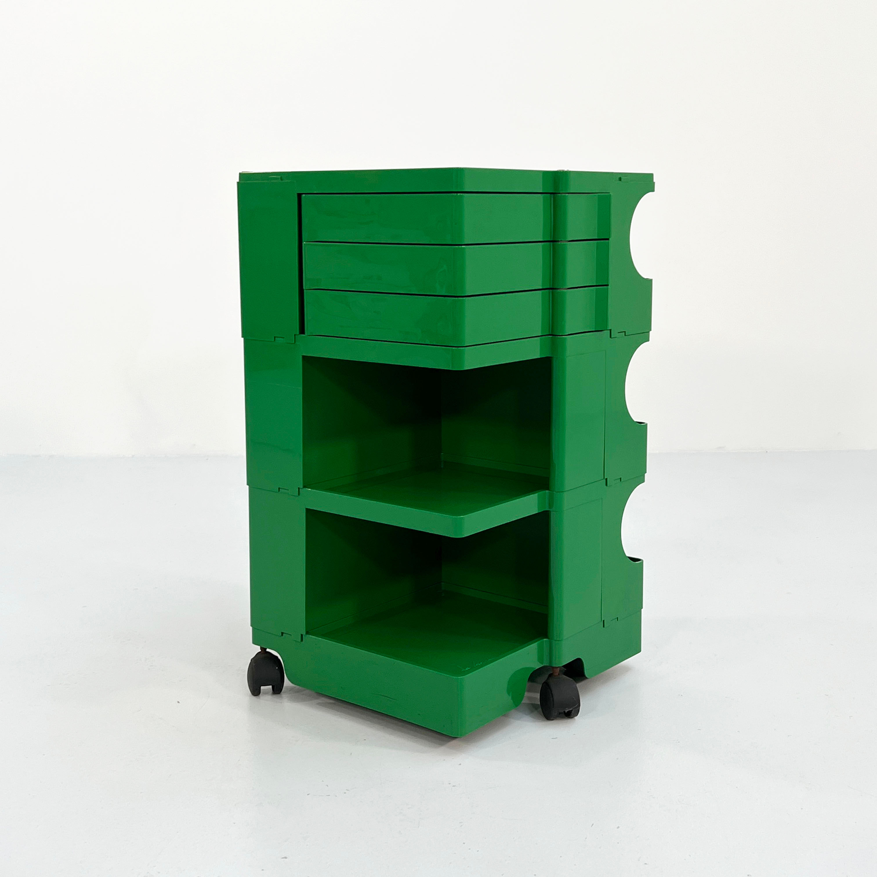 Green Boby Trolley by Joe Colombo for Bieffeplast, 1960s - SOLD