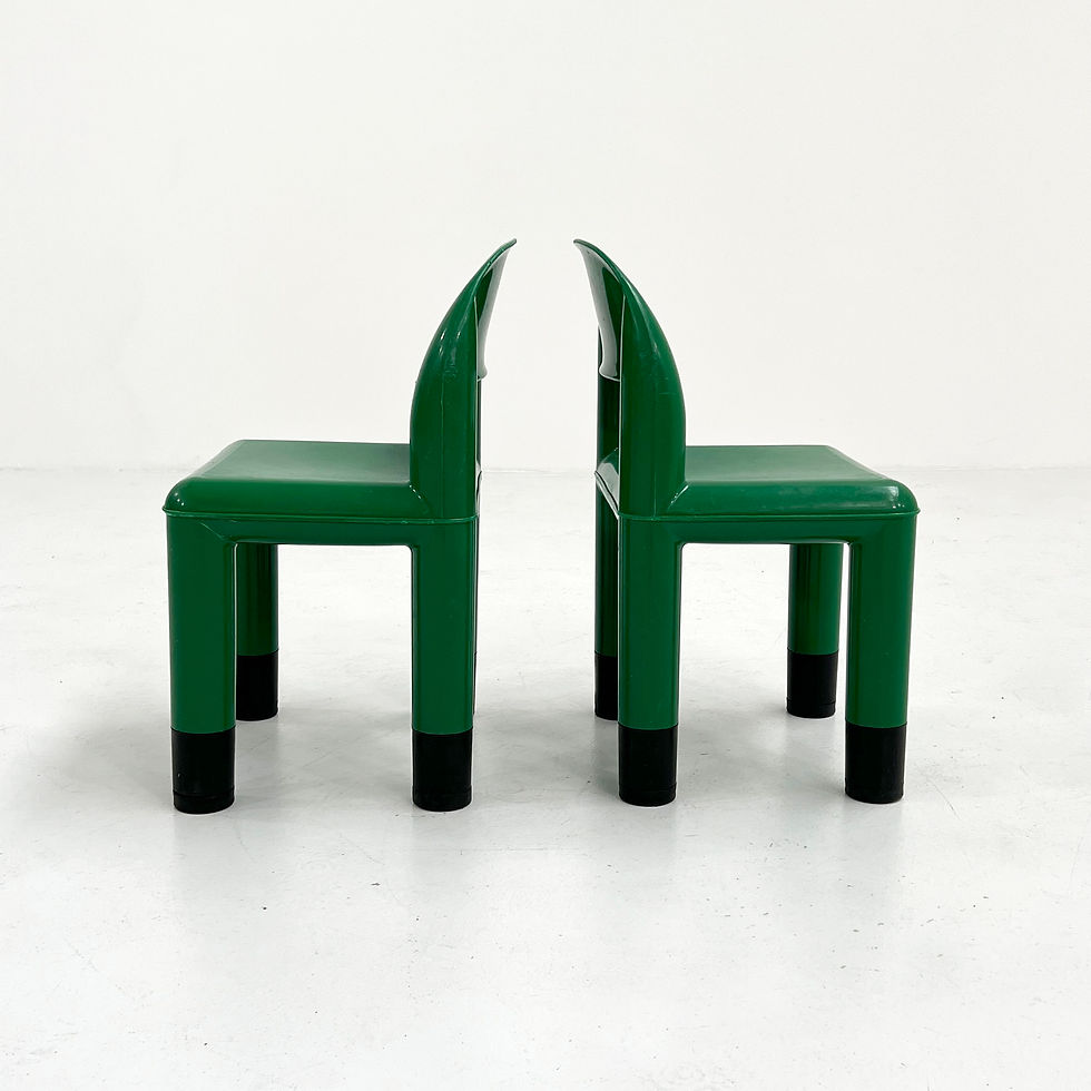 Thumbnail: Pair of Green Kids Chair from Omsi, 2000s - SOLD