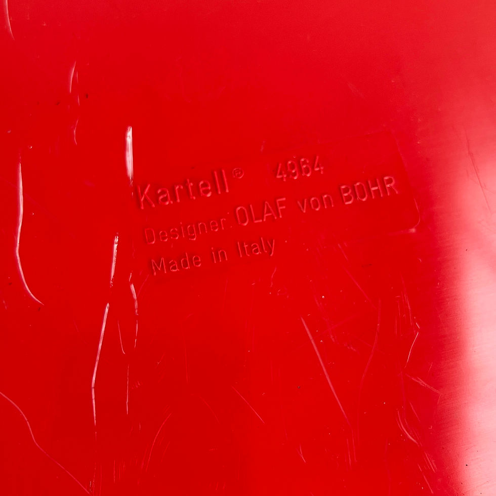 Thumbnail: Red Chest of Drawers Model 4964 by Olaf Von Bohr for Kartell, 1970s - SOLD