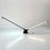 Thumbnail: Black Sistema Flu Floor Lamp by Rodolfo Bonetto for Luci Italia, 1980s