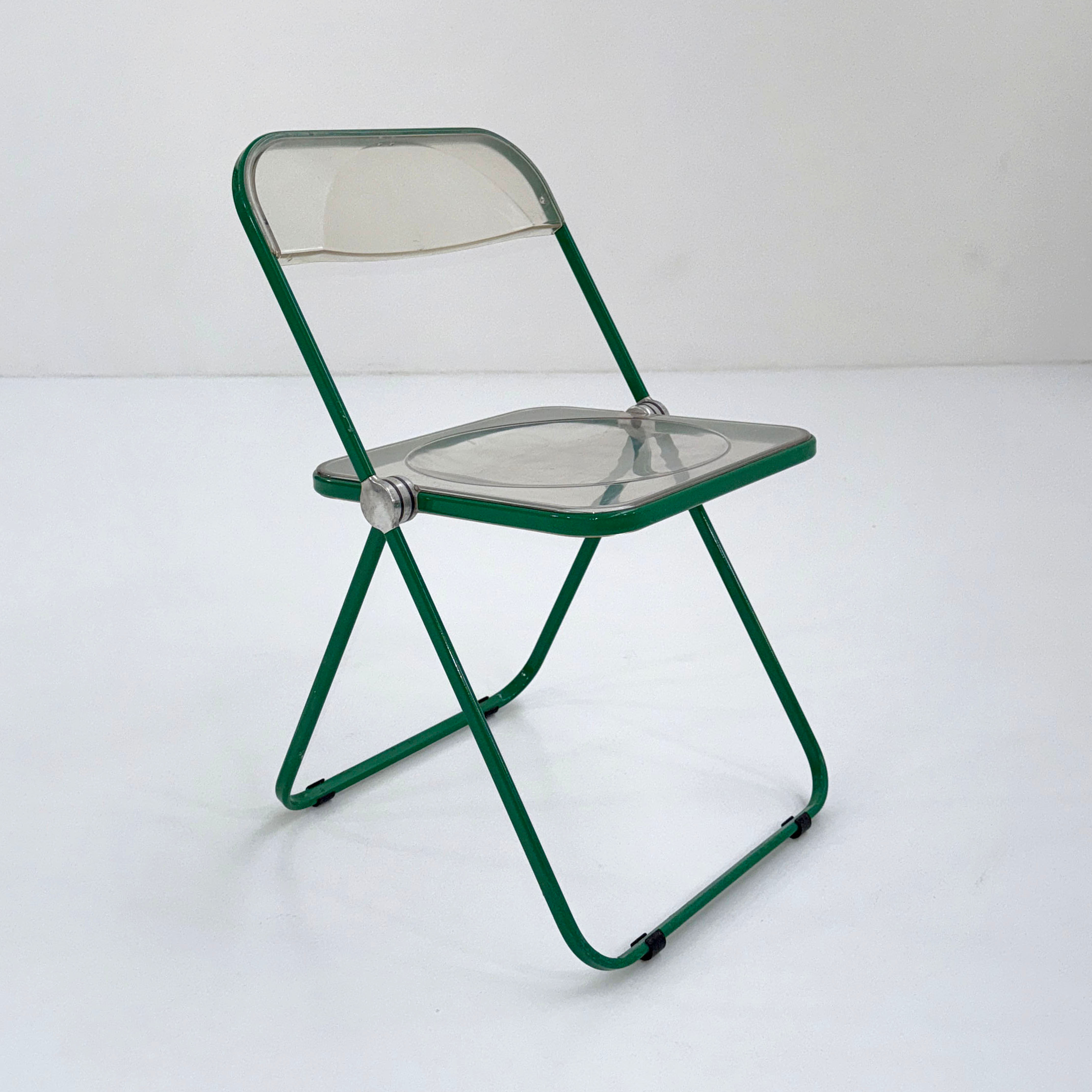 Green Plia Folding Chair by Giancarlo Piretti for Anonima Castelli, 1960s - SOLD