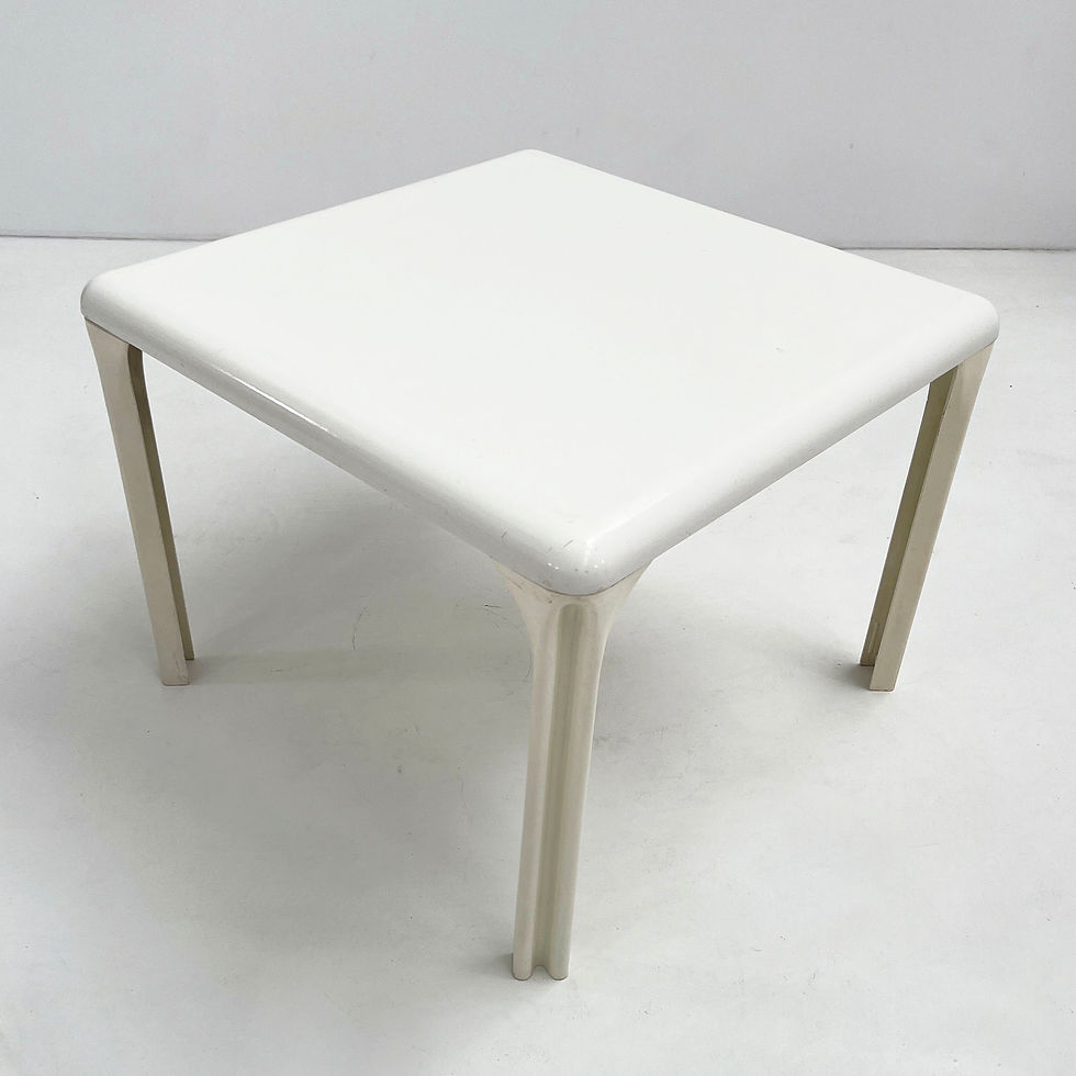 Thumbnail: White Stadio Dining Table by Vico Magistretti for Artemide, 1970s
