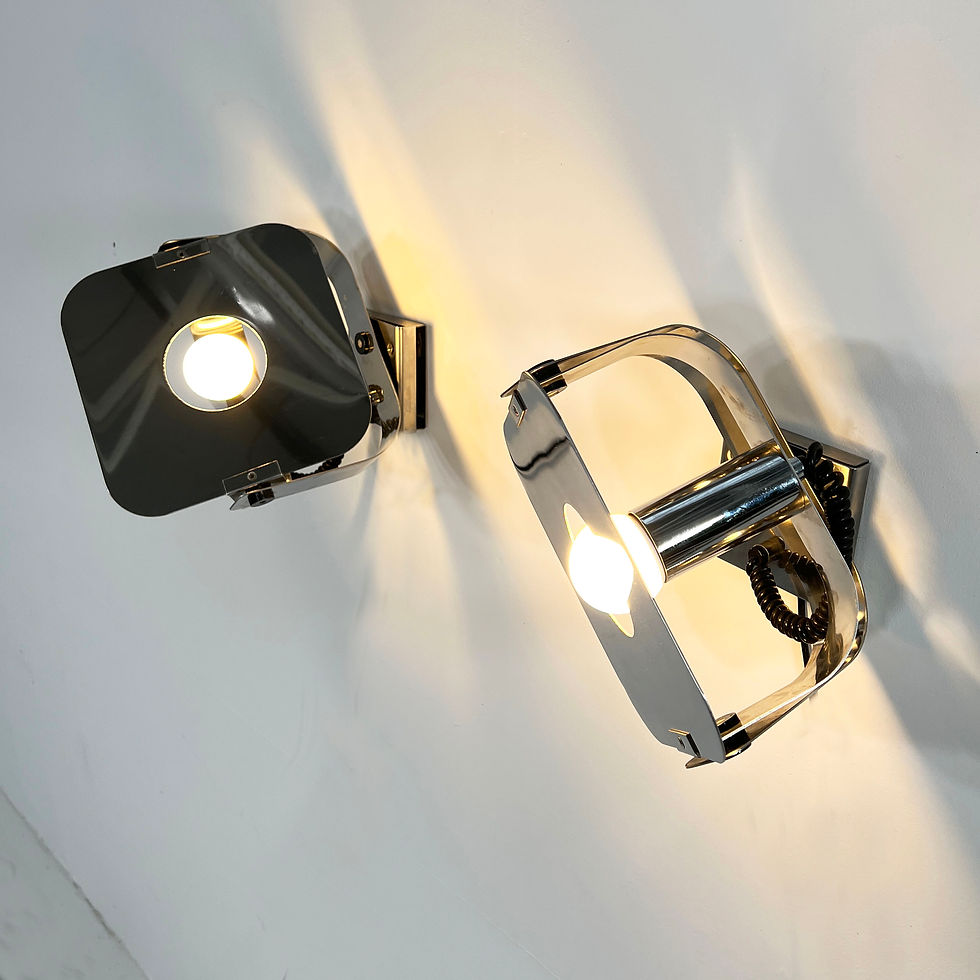 Thumbnail: Pair of Beta Wall Lights from Lumenform, 1960s - SOLD
