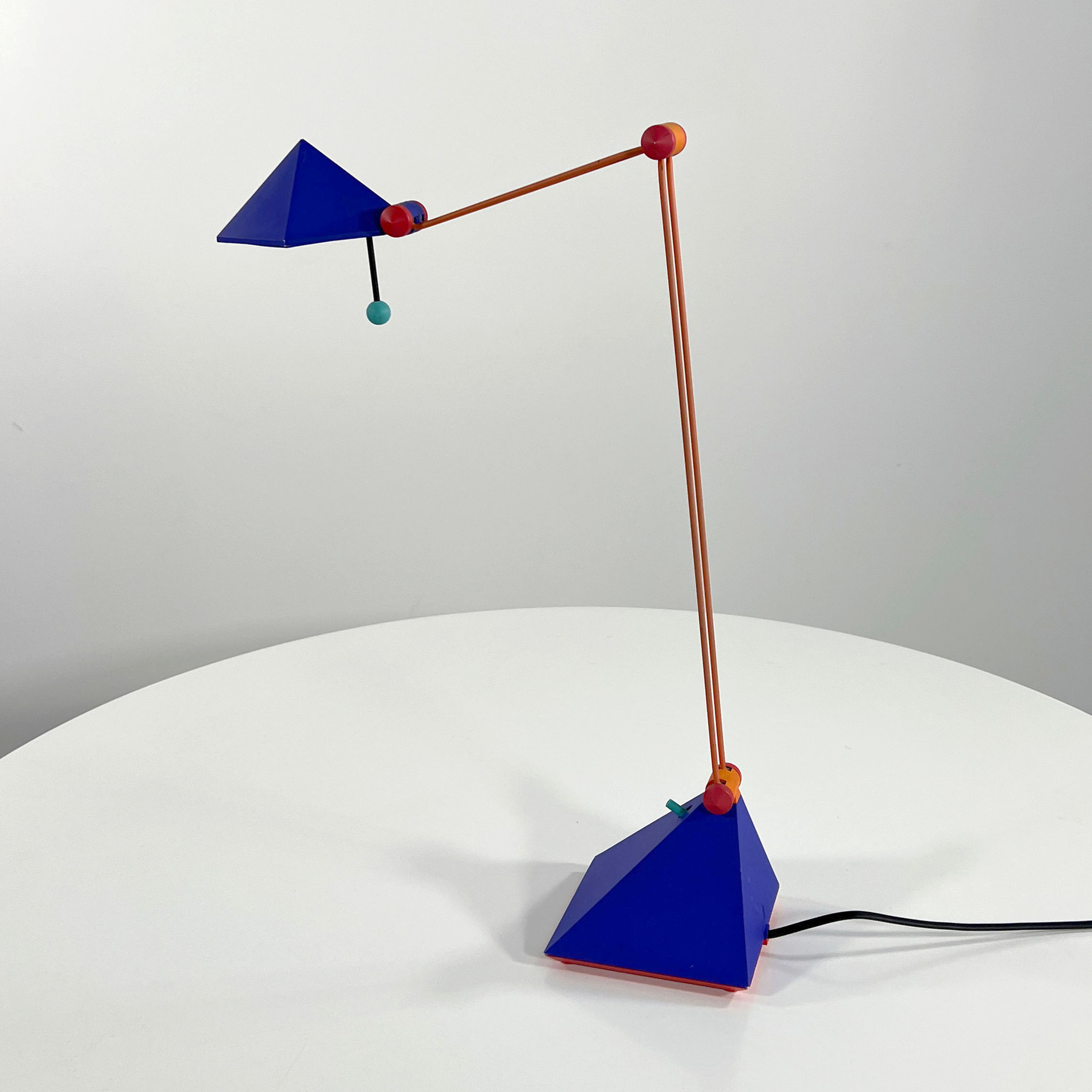 Blue Lamp by Lungean & Pellmann for Brilliant Leuchten Germany, 1980s - SOLD
