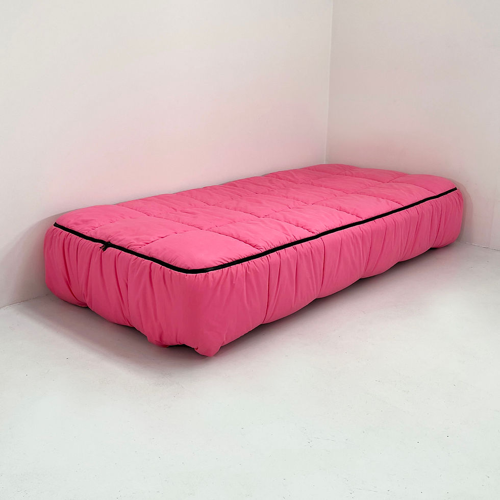 Thumbnail: Pink Sofa Bed by Cini Boeri for Arflex, 1970s - SOLD