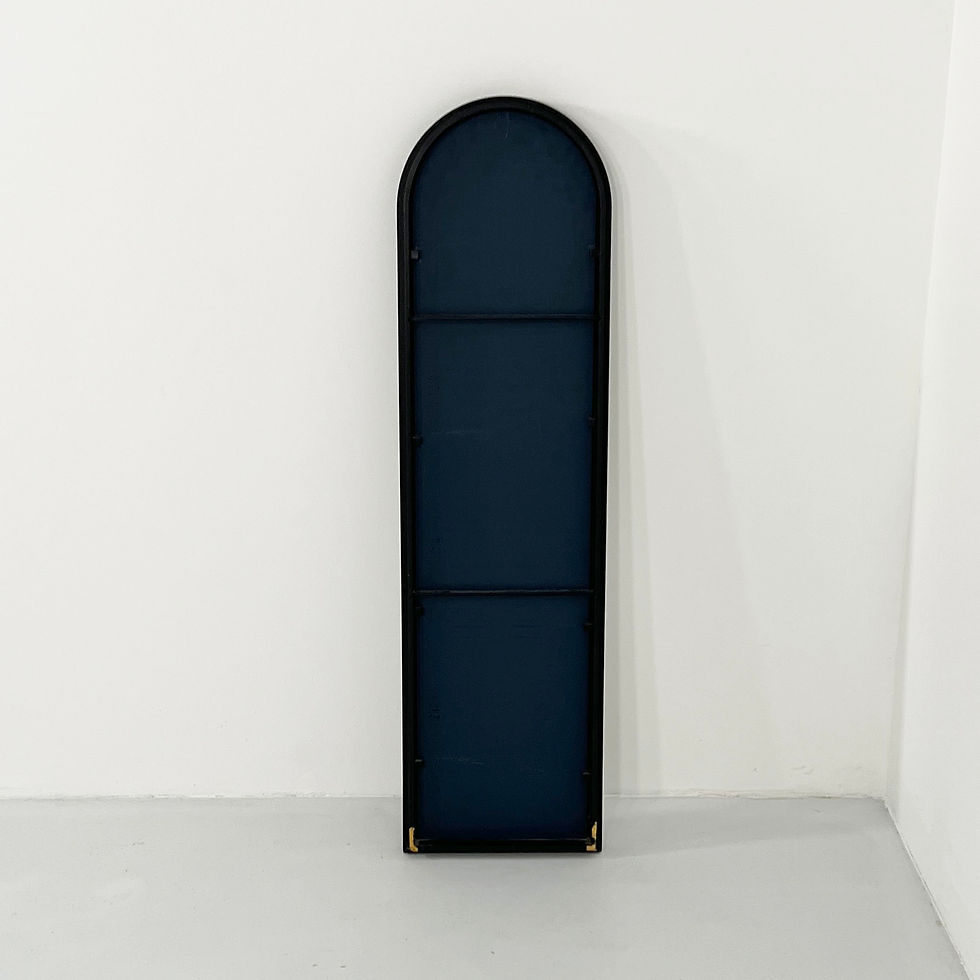 Thumbnail: Black Frame Mirror by Anna Castelli Ferrieri for Kartell, 1980s - SOLD