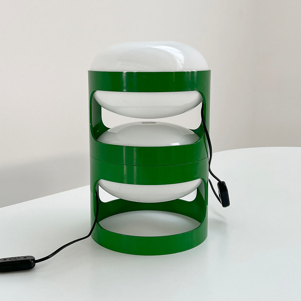 Green KD27 Table Lamp by Joe Colombo for Kartell, 1960s