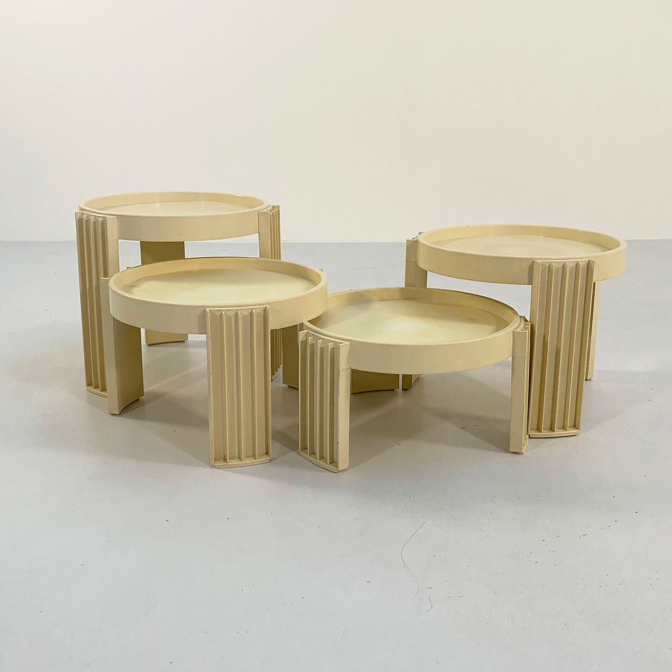 Thumbnail: Marema Stacking Tables by Gianfranco Frattini for Cassina, 1960s - SOLD