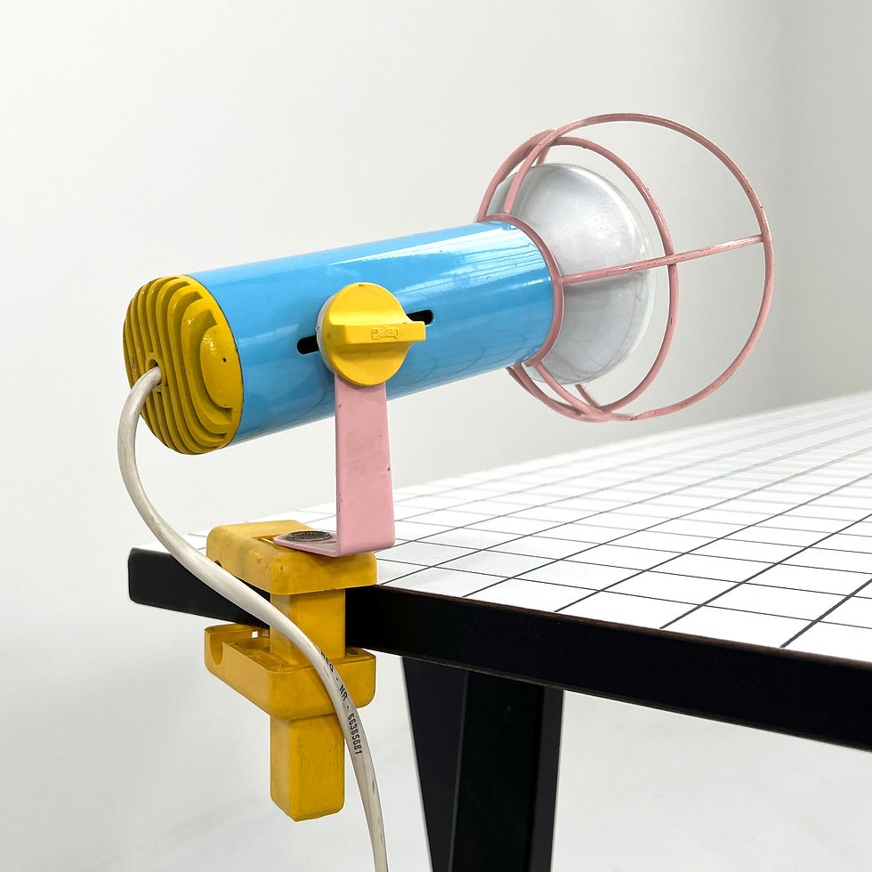 Thumbnail: Pastel Clamp Spot Lamp by E. Bellini for Targetti, 1970s - SOLD