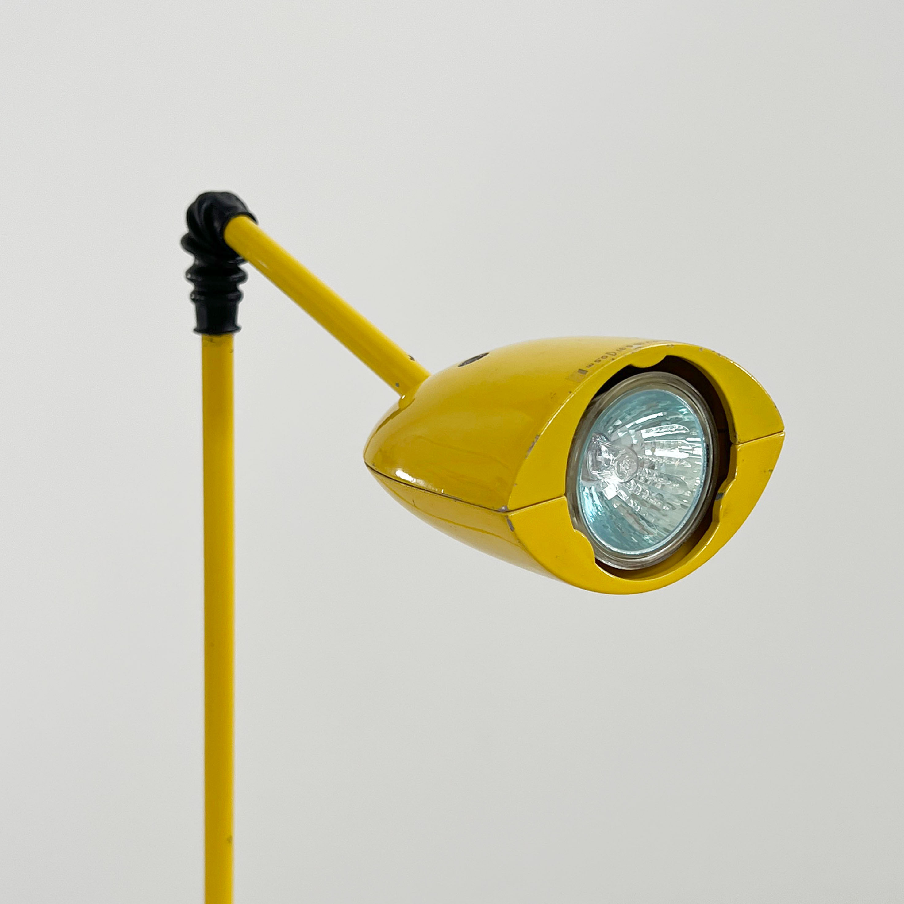 Eye Yellow Floorlamp from Luci, 1980s - SOLD