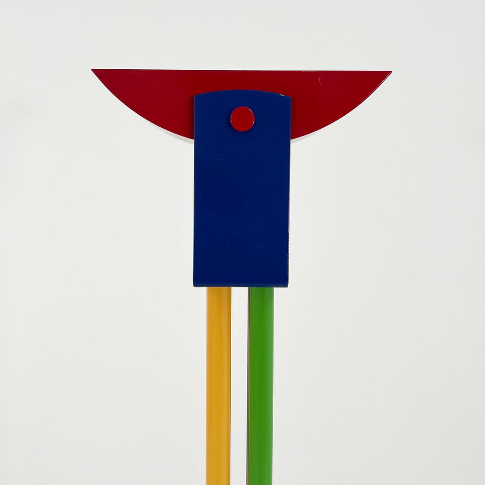 Postmodern Multicolor Floorlamp in Metal, 1980s