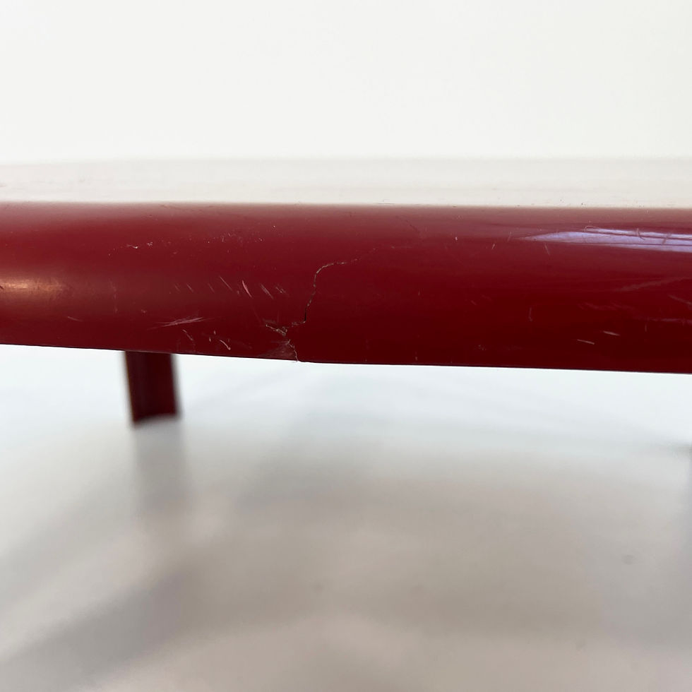 Thumbnail: Burgundy Demetrio 70 Coffee Table by Vico Magistretti for Artemide, 1970s - SOLD