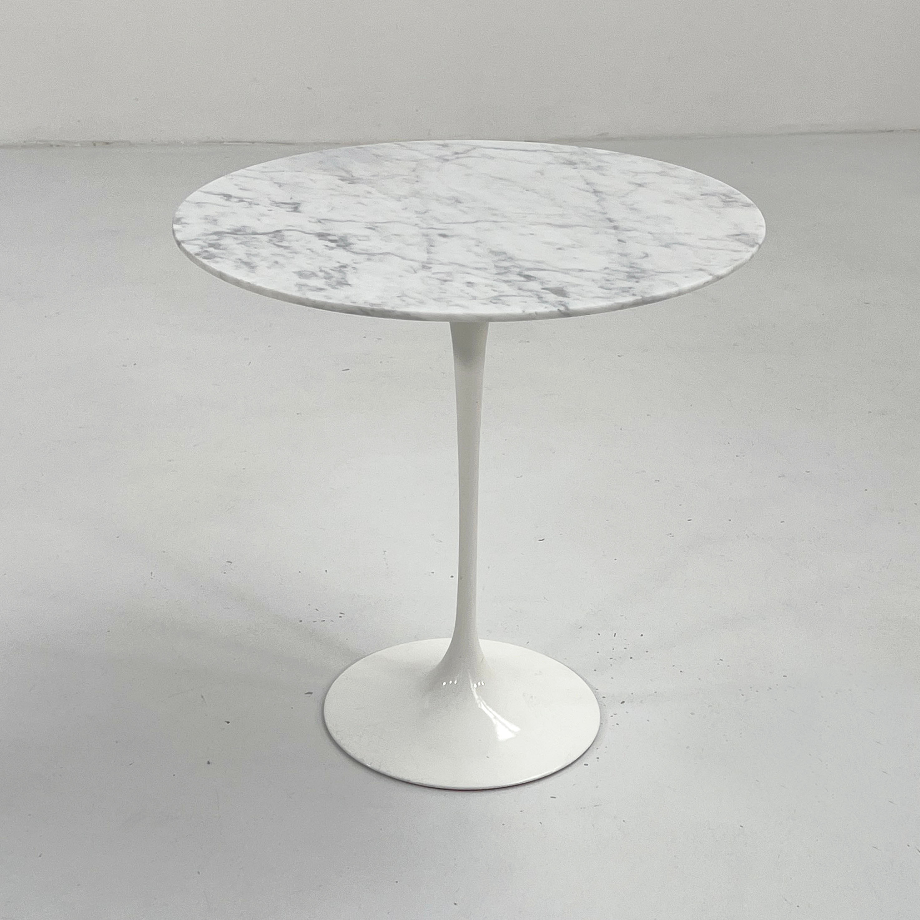 Marble Tulip Side Table by Eero Saarinen for Knoll, 1960s - SOLD