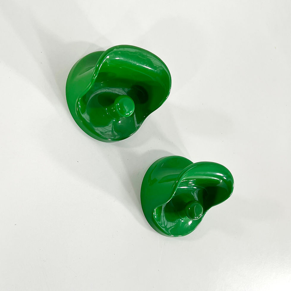 Thumbnail: Pair of Wall Hooks 'Gancio 4702' by Olaf von Bohr for Kartell, 1970s - SOLD