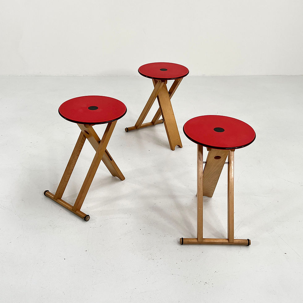 Thumbnail: Folding Stool from Enolinea, 1980s - SOLD